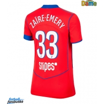 Paris Saint-Germain Warren Zaire-Emery #33 Tredjedrakt Dame 2025-26 Kortermet